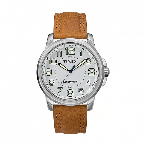 Expedition Metal Field 40mm Leather Strap